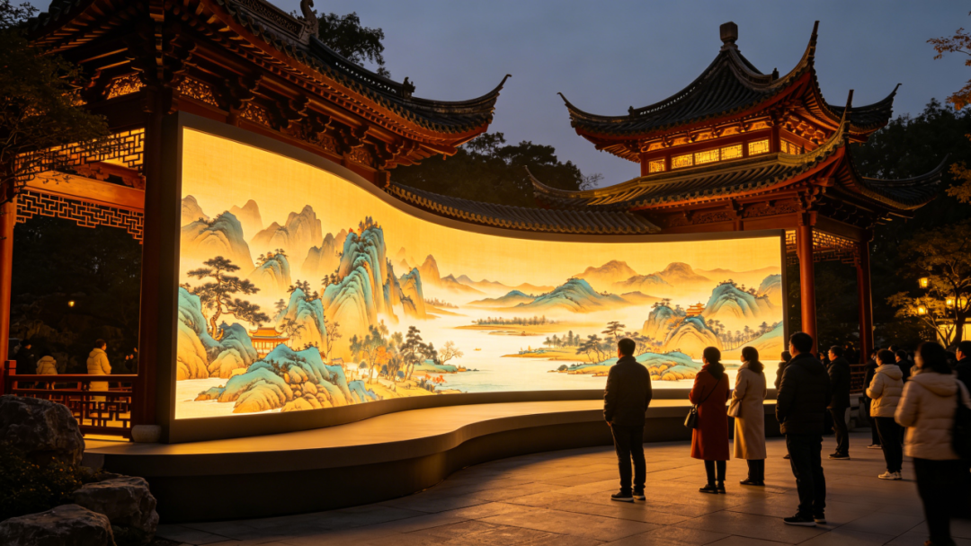 海佳彩亮智慧显示方案，让景区“吸睛又吸金”